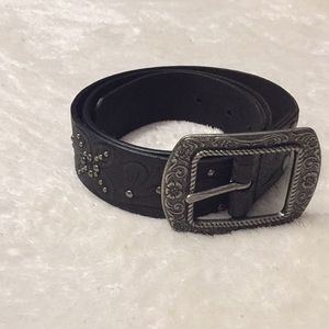 {Fossil} genuine leather black belt